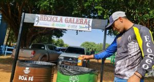 ‘Recicla, Galera’ em Apuí destina mais de meia tonelada de materiais para reciclagem em dois dias de açãoIniciativa da Secretaria do Meio Ambiente (Sema) está sendo realizada na 34ª Expoap. ‘Recicla, Galera’ em Apuí destina mais de meia tonelada de materiais para reciclagem em dois dias de ação