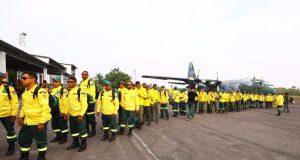 Governo do Amazonas recebe mais 94 brigadistas do Ibama para apoiar no combate às queimadasReforço de efetivo começa a chegar neste domingo (15/10), após pedido feito pelo governador Wilson Lima. Governo do Amazonas recebe mais 94 brigadistas do Ibama para apoiar no combate às queimadas