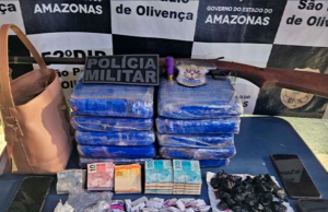 PMAM prende dois homens por tráfico de drogas em São Paulo de OlivençaA ação ocorreu após a PM receber uma denúncia de invasão de uma casa. PMAM prende dois homens por tráfico de drogas em São Paulo de Olivença
