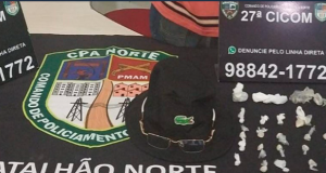 Polícia prende homem por tráfico de drogasA ocorrência foi registrada no bairro Nossa Senhora de Fátima, na zona norte. Polícia prende homem por tráfico de drogas