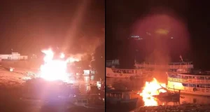 Vídeo: explosão de embarcação no porto de Itacoatiara deixa rastro de destruição Vídeo: explosão de embarcação no porto de Itacoatiara deixa rastro de destruição