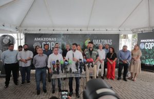 COP 28: Wilson Lima anuncia “Amazonas 2030” para combater desmatamento no estadoGovernador apresenta programa que vai reforçar o combate à degradação florestal e  que prevê arrecadação de R$ 1 bilhão com a venda de créditos de carbono. COP 28: Wilson Lima anuncia “Amazonas 2030” para combater desmatamento no estado
