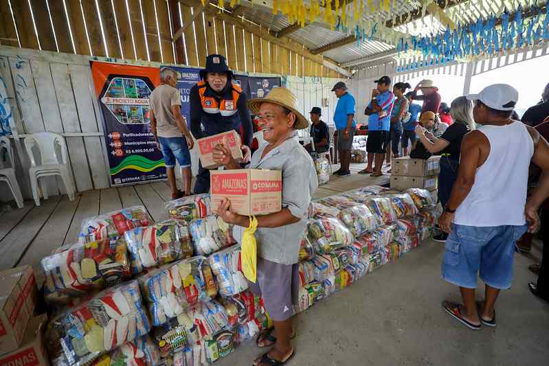 Com mais de 1,1 mil toneladas de alimentos distribuídos, Wilson Lima destaca parcerias para minimizar impactos da estiagem