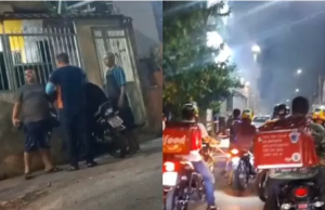 Entregadores protestam contra agressão a colega em restaurante de ManausGrupo fez buzinaço em frente a lanchonete que teria agredido trabalhador. Entregadores protestam contra agressão a colega em restaurante de Manaus