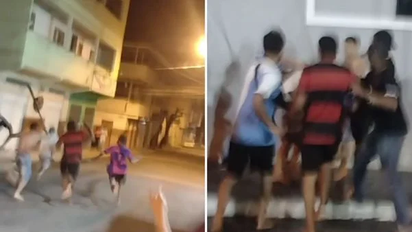 Vídeo: homem é espancado por populares após ser flagrado furtando bar em Cachoeiro de Itapemirim