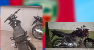PMAM recupera motocicletas roubadas em Manaus PMAM recupera motocicletas roubadas em Manaus
