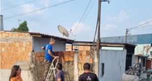 Polícia Civil resgata dois animais em situação de abandono no Tarumã Polícia Civil resgata duas cadelas em situação de abandono no Tarumã