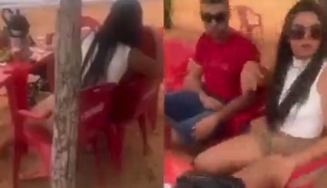 Registro impactante na praia Marido flagra esposa aos beijos com patrão em vídeo surpreendente confira Registro impactante na praia: Marido flagra esposa aos beijos com patrão em vídeo surpreendente; confira