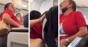 Vídeo: mulher causa constrangimento ao tentar fazer necessidades no meio de vooAs imagens do ocorrido foram feitas por passageiros do voo e viralizaram nas redes sociais. Vídeo: mulher causa constrangimento ao tentar fazer necessidades no meio de voo