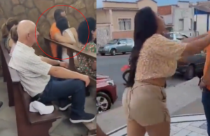 Vídeo: mulher flagra marido com amante em missaOs responsáveis pela missa seguiram com a celebração, apesar da movimentação. Vídeo: mulher flagra marido com amante em missa