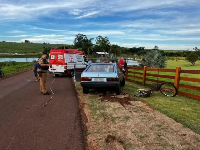 morre atropelada por carro desgovernado em estrada rural