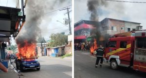 Comerciante é suspeito de matar homem em briga e tem carro incendiado e comércio saqueadoO caso aconteceu na avenida Sumaré, comunidade Valparaíso. Comerciante é suspeito de matar homem em briga e tem carro incendiado e comércio saqueado