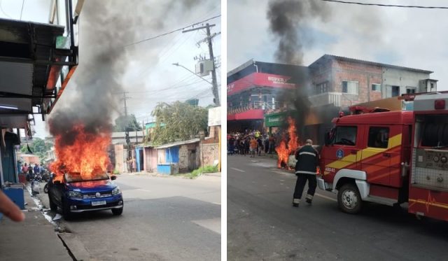 Comerciante é suspeito de matar homem em briga e tem carro incendiado e comércio saqueado