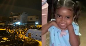 Corpo de menina de 4 anos é encontrado esquartejado em saco de ração em Nova IguaçuMenina estava desaparecida desde sábado e foi encontrada às margens de um rio. Corpo de menina de 4 anos é encontrado esquartejado em saco de ração em Nova Iguaçu
