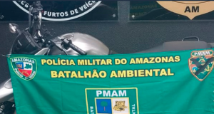 Homem é preso por receptação de motocicleta roubada em Manaus Homem é preso por receptação de motocicleta roubada em Manaus