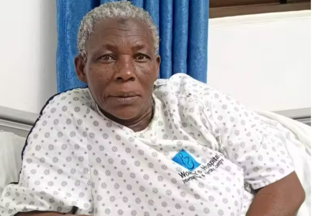 Idosa de 70 anos realiza o sonho de ser mãe