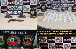 PMAM apreende seis armas em operações de rotina PMAM apreende seis armas em operações de rotina