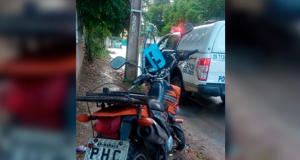 Polícia Militar recupera motocicleta roubada em Manaus A PM do Amazonas encontrou uma motocicleta abandonada na zona leste da capital e a devolveu ao dono. Polícia Militar recupera motocicleta roubada em Manaus