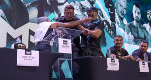 Popó e Bambam protagonizam confusão em coletiva de imprensa do FMS 4Luta foi marcada para fevereiro de 2024. Essa promete! Popó e Bambam protagonizam confusão em coletiva de imprensa do FMS 4
