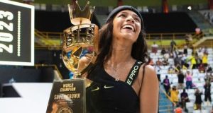 Rayssa Leal faz história com nota 9 e bicampeonato mundial de skateNa final do Super Crown, a última etapa do campeonato, disputada no Ginásio do Ibirapuera, em São Paulo, a brasileira recebeu um 9. Rayssa Leal faz história com nota 9 e bicampeonato mundial de skate