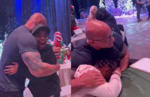 The Rock realiza sonho de pequenos fãs doentes The Rock realiza sonho de pequenos fãs doentes