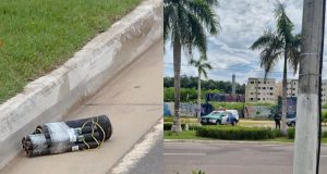 Vídeo: artefato explosivo é encontrado em frente a condomínio em ManausPoliciais militares foram acionados para verificar a situação. Vídeo: Artefato explosivo é encontrado em frente a condomínio em Manaus
