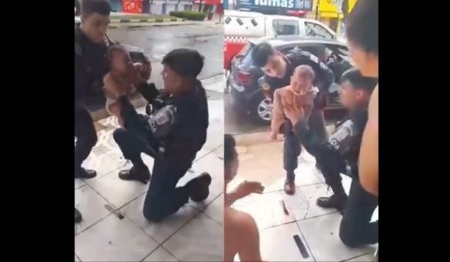 Vídeo: bebê de 8 meses é salva por policiais militares após engasgar com açaí e farinha