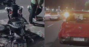 Vídeo: motociclista fica em estado grave após acidente no Novo Aleixo Vídeo: motociclista fica em estado grave após acidente no Novo Aleixo