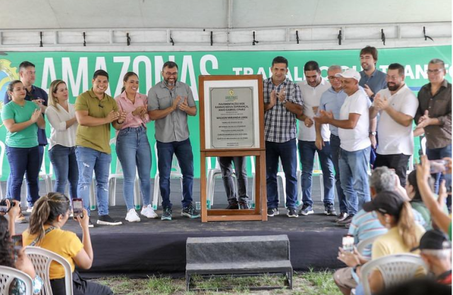 Wilson Lima inaugura mais três ramais e contabiliza 30 quilômetros de obras de pavimentação em Manacapuru neste ano