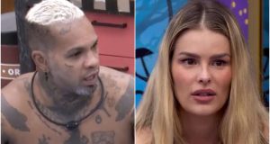 Vídeo: Yasmin Brunet se irrita com comentários de Rodriguinho sobre sua alimentaçãoO comportamento de Rodriguinho vem gerando polêmica nas redes sociais. Vídeo: Yasmin Brunet se irrita com comentários de Rodriguinho sobre sua alimentação