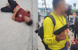 Vídeo: homem é espancado após assalto a banca de café em ManausSegundo informações de testemunhas, os homens chegaram na banca se passando por clientes. Vídeo: homem é espancado após assalto a banca de café em Manaus