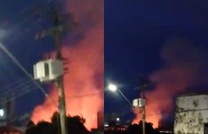 Vídeo: incêndio destrói duas casas na Praça 14 Vídeo: incêndio destrói duas casas na Praça 14