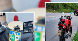 Polícia Militar recupera duas motocicletas roubadas e prende três receptadores Polícia Militar recupera duas motocicletas roubadas e prende três receptadores