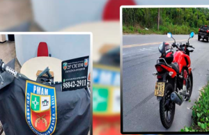 Polícia Militar recupera duas motocicletas roubadas e prende três receptadores Polícia Militar recupera duas motocicletas roubadas e prende três receptadores