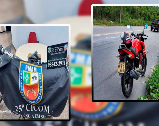 Polícia Militar recupera duas motocicletas roubadas e prende três receptadores