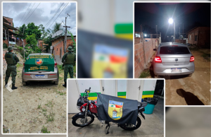 Polícia recupera dois veículos roubados e apreende moto usada em assaltos Em uma das ocorrências, homem é preso. Polícia recupera dois veículos roubados e apreende moto usada em assaltos