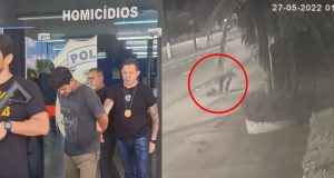 Réu é condenado a 14 anos de prisão por homicídio em ManausCâmeras de segurança registraram o crime, que ocorreu após discussão. Réu é condenado a 14 anos de prisão por homicídio em Manaus