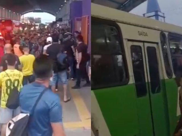 Vídeo: passageiros espancam criminoso após tentativa de assalto em ônibus no T2