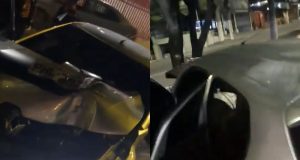 Acidente em Manaus: motorista bate carro em árvore Acidente em Manaus: motorista bate carro em árvore