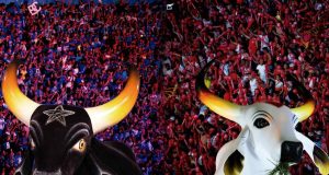 Boi Caprichoso e Boi Garantido fazem história no Festival de Curitiba Boi Caprichoso e Boi Garantido fazem história no Festival de Curitiba