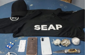 Flagrante: Guarda Municipal é preso por facilitar entrada de drogas em presídio de Parintins Flagrante: Guarda Municipal é preso por facilitar entrada de drogas em presídio de Parintins