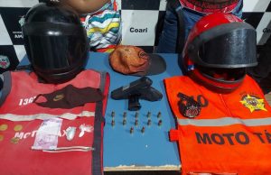 PMAM frustra assalto e prende quatro homens em Coari PMAM frustra assalto e prende quatro homens em Coari