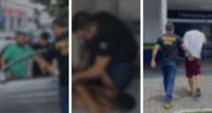 Trio de assaltantes de transporte público é preso em Manaus Trio de assaltantes de transporte público é preso em Manaus