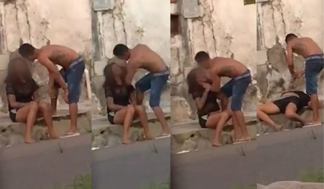 VÍDEO: mulher é agredida e enforcada em Manaus