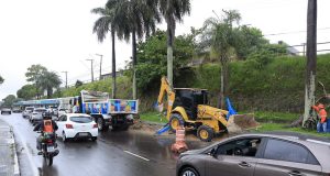 Alargamento da Avenida Rodrigo Otávio: Obras iniciam com foco na fluidez do trânsito Alargamento da Avenida Rodrigo Otávio: Obras iniciam com foco na fluidez do trânsito