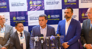 Amazonas inicia agenda de divulgação global do potencial energético para economia verdeVice-governador Tadeu de Souza abre conferência de negócios Amazonas Óleo, Gás e Energia, primeiro evento do segmento do ano. Amazonas inicia agenda de divulgação global do potencial energético para economia verde