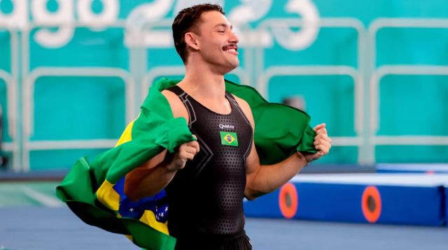 Rayan Dutra garante vaga nos Jogos Olímpicos de Paris na ginástica de trampolim