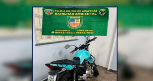 Polícia Militar do Amazonas prende homem com motocicleta adulteradaO homem já tem passagem pela polícia pelo crime de roubo. Polícia Militar do Amazonas prende homem com motocicleta adulterada