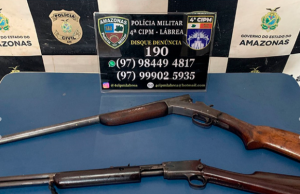 Em Lábrea, PMAM prende homem que oferecia armamento em aplicativo de mensagensCom ele os policiais militares apreenderam um rifle e uma espingarda. Em Lábrea, PMAM prende homem que oferecia armamento em aplicativo de mensagens