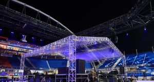 Festival de Parintins 2024: Palco 360⁰ da Festa dos Visitantes foi montado em tempo recorde no BumbódromoOperação realizada pelo Governo do Amazonas, por meio da secretaria de Cultura e Economia Criativa, vai se repetir na desmontagem Festival de Parintins 2024